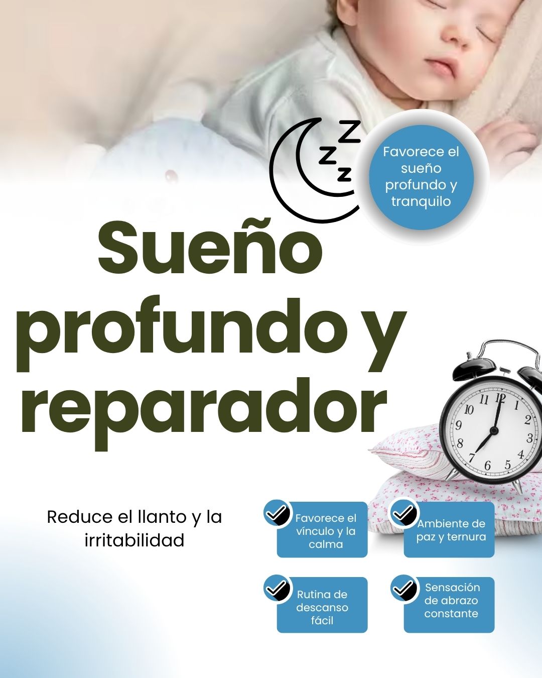 SWEET HEAVEN™: Sueño profundo para bebés, descanso para mamás